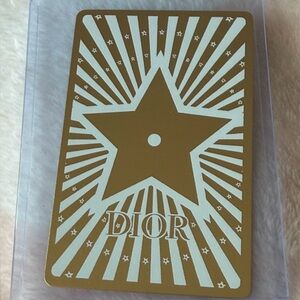 Dior QUEEN OF HEARTS Exquisite Limited Edition Playing Card Holographic Case